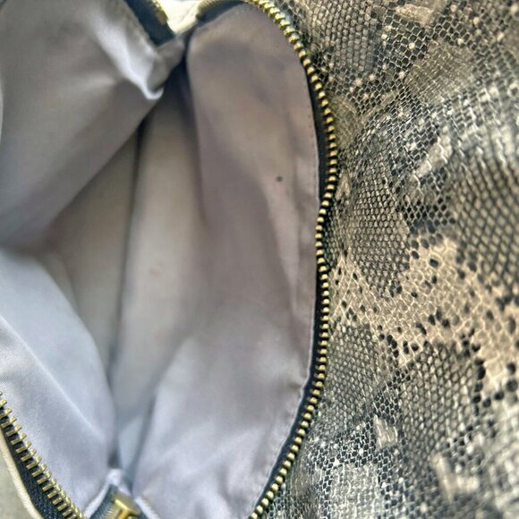 Fossil Felicity Faux Leather Backpack Python Snake print - Picture 7 of 12